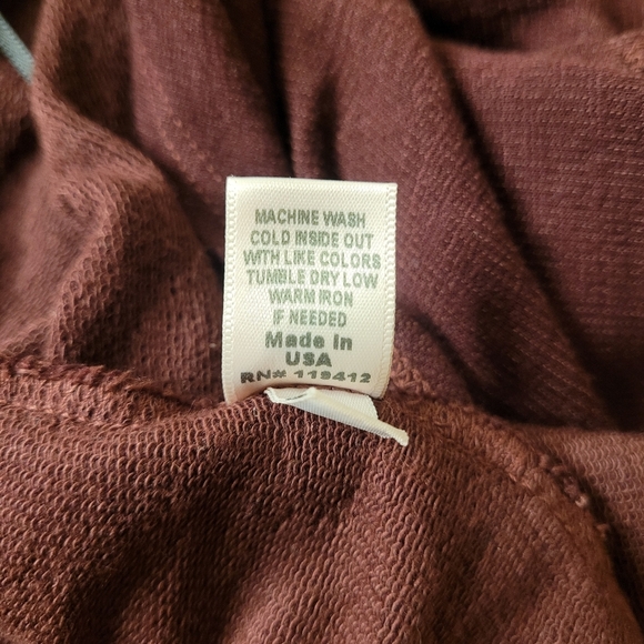 Revolve Monrow Knit Merlot Faux Wrap Dress sz S HD0412 - Picture 8 of 9